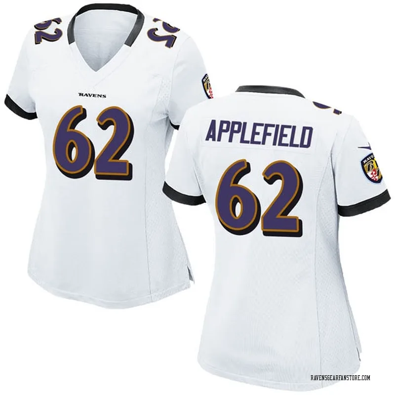 womens white ravens jersey