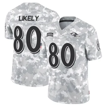 Youth Nike Baltimore Ravens Isaiah Likely Arctic Camo 2024 Salute to Service Jersey - Limited