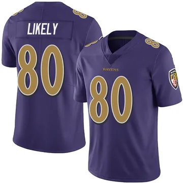 Youth Nike Baltimore Ravens Isaiah Likely Purple Team Color Vapor Untouchable Jersey - Limited