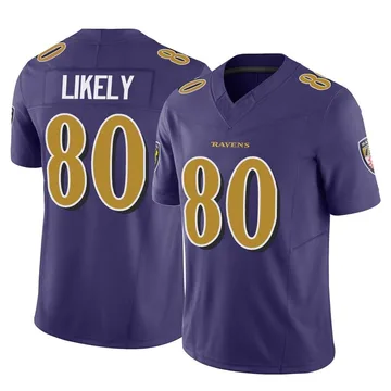 Youth Nike Baltimore Ravens Isaiah Likely Purple Vapor F.U.S.E. Jersey - Limited