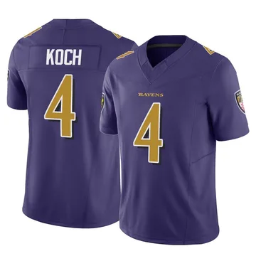 Youth Nike Baltimore Ravens Sam Koch Purple Vapor F.U.S.E. Jersey - Limited